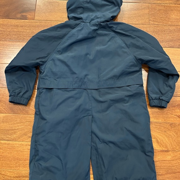 Kids Navy and Orange Hooded Swim Cover-Up - Picture 3 of 4